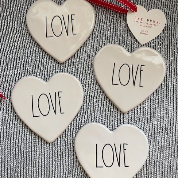 Rae Dunn 4 Coasters - Picture 3 of 7